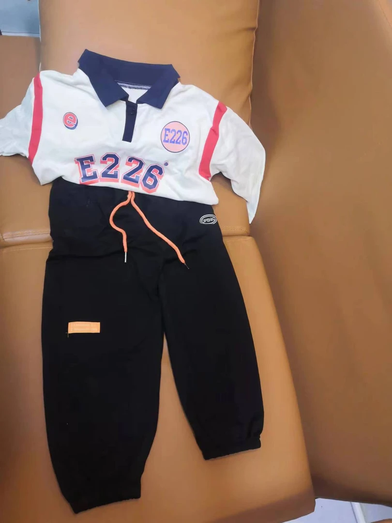 5873身高2024新款儿童童装潮流百搭韩版男童短袖套装