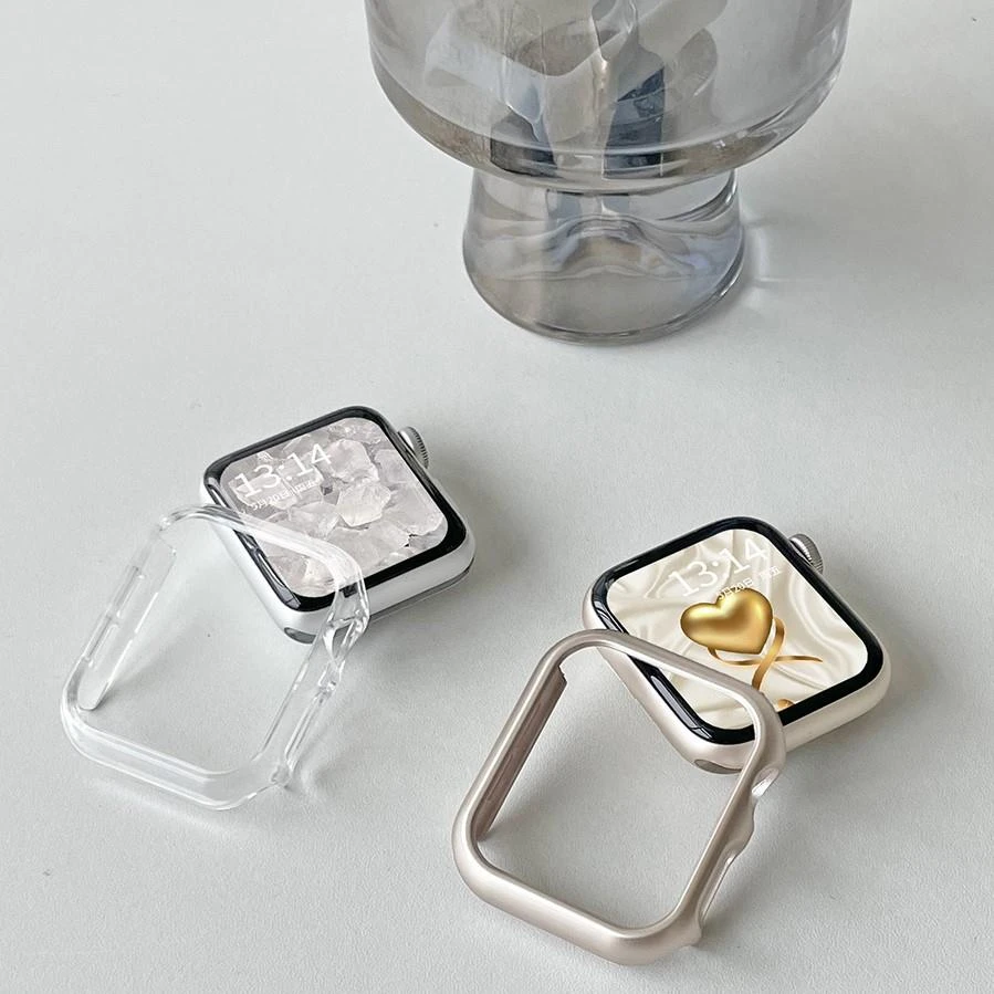 【手表保护壳】适用苹果s10手表s9s8新款半包手表壳防摔刮iwatchse