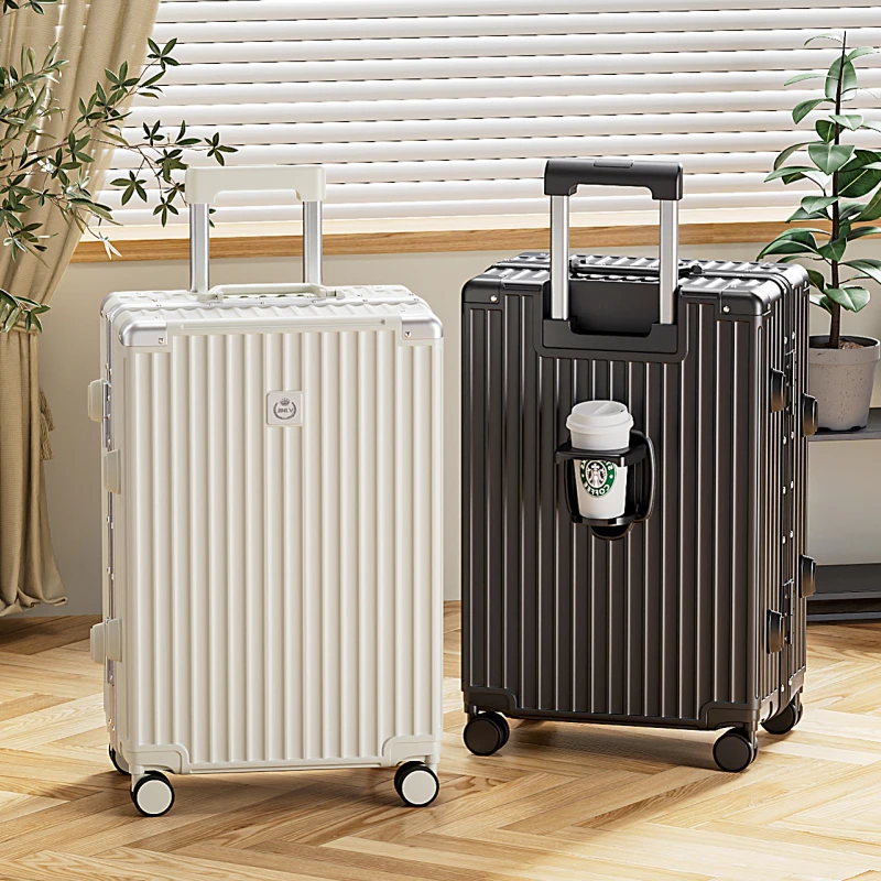 OFU铝框行李箱新款旅行箱多功能轻便大容量密码箱结实女款拉杆箱