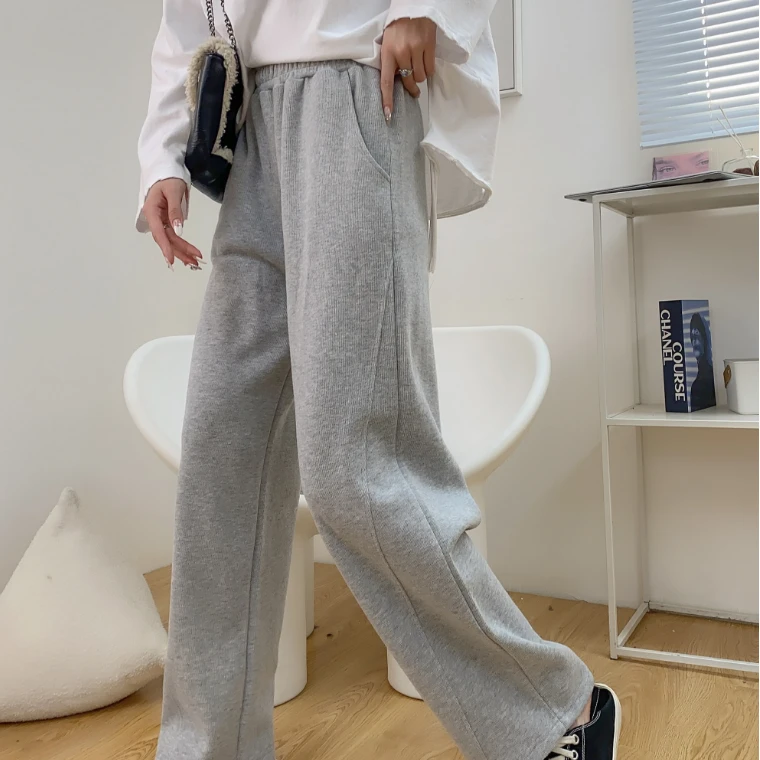K119春季新品韩版休闲时尚潮流百搭净版女士宽松舒适香蕉裤