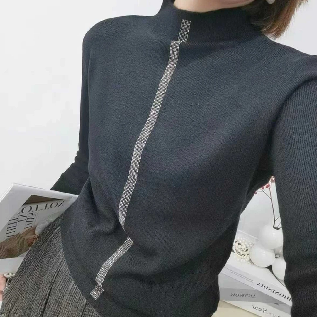 保暖修身显瘦打底衫女长袖内搭上衣2271#