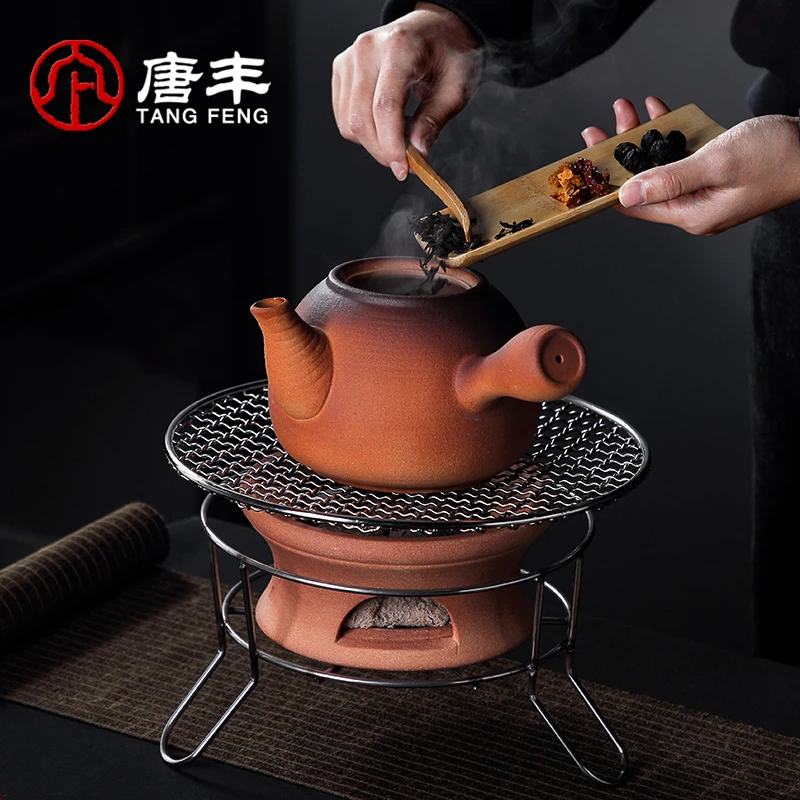 唐丰炭火围炉煮茶器全套家用冬日庭院取暖碳火炉室外网红烤茶装备