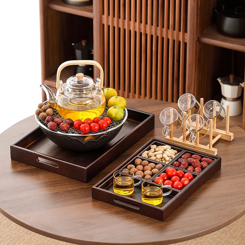 唐丰围炉煮茶器具全套中式家用室内电陶炉煮茶壶烤茶炉烤火炉套装