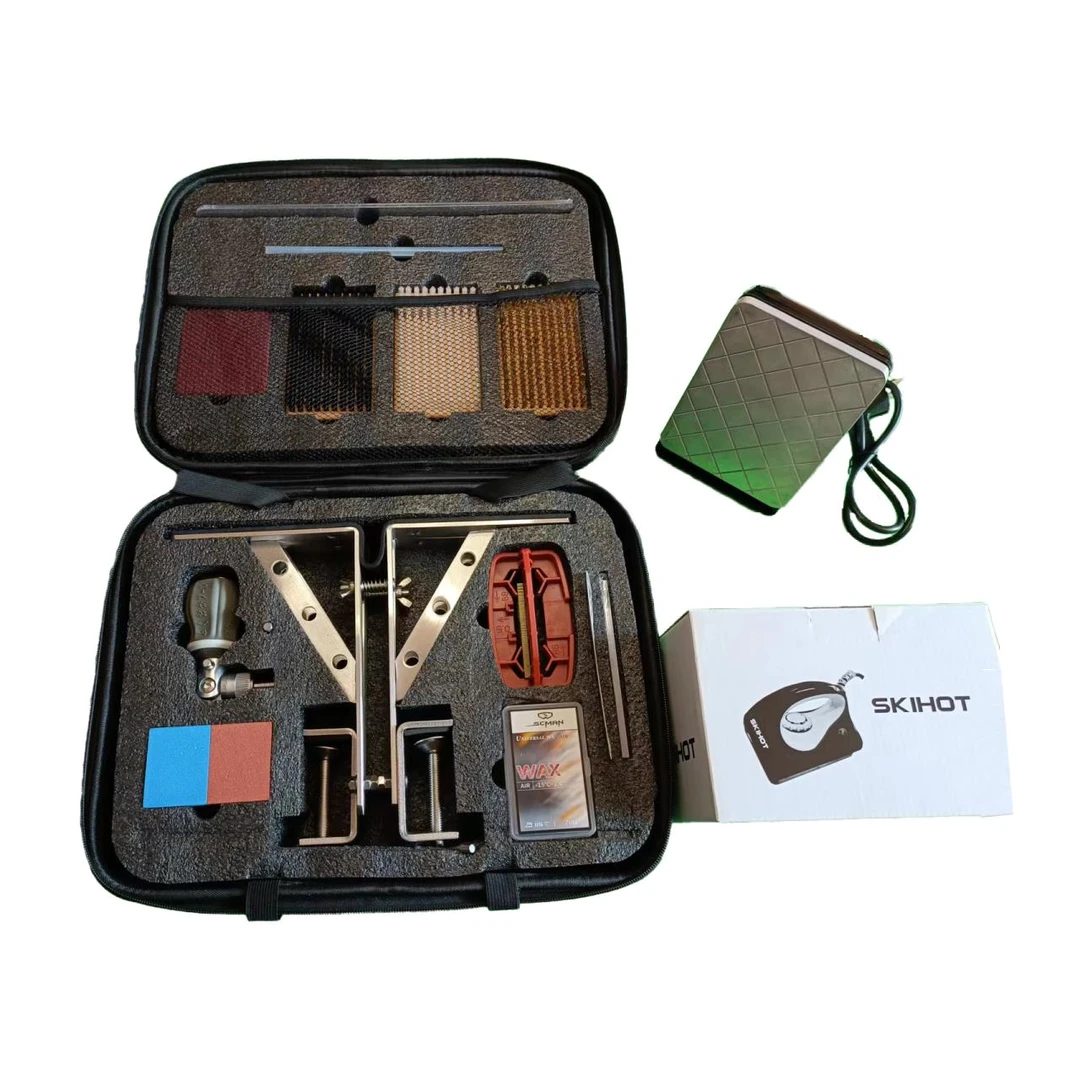 雪板保养套装滑雪板维修工具打蜡熨斗套装保养修刃板底修补