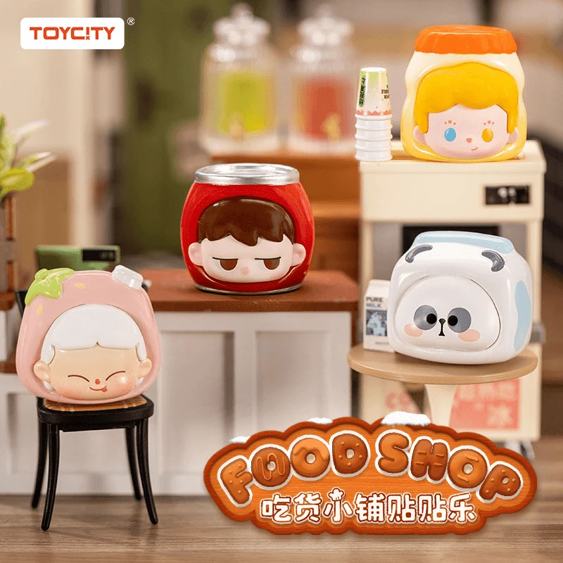 【拆盒】吃货小铺贴贴乐萌粒盲盒盲袋