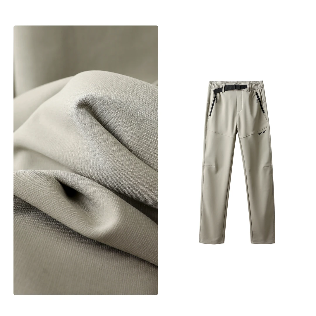 2024新款冬季男/女软壳户外运动透气加绒防风保暖登山裤28037