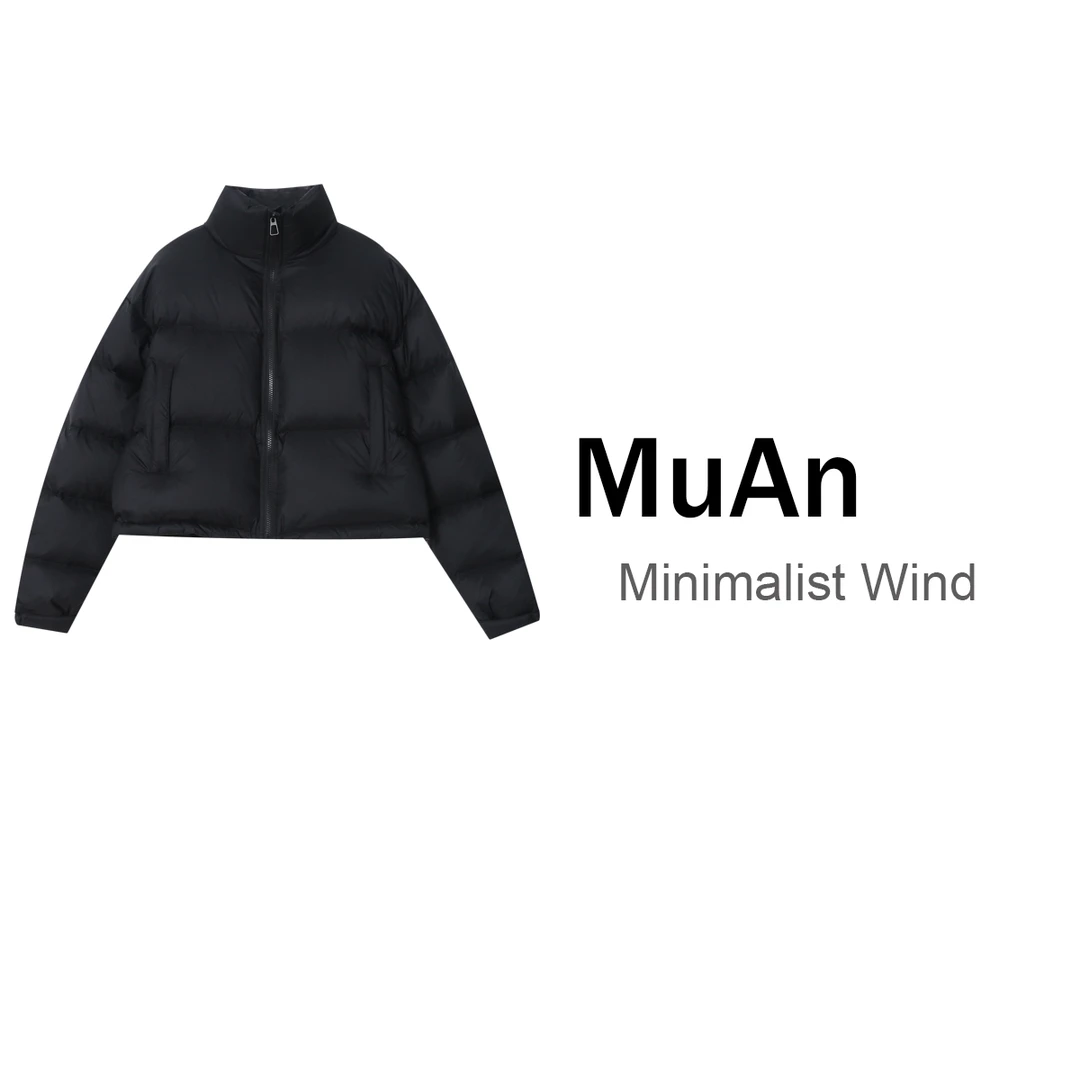 【MG】豆腐块 新款品牌设计90白鸭绒羽绒服肯豆风外套女MJ-B030