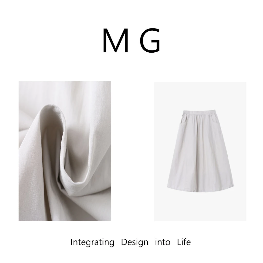 【MG】普吉岛 新款品牌设计城市户外系列高腰工装半身裙女MJ-B168