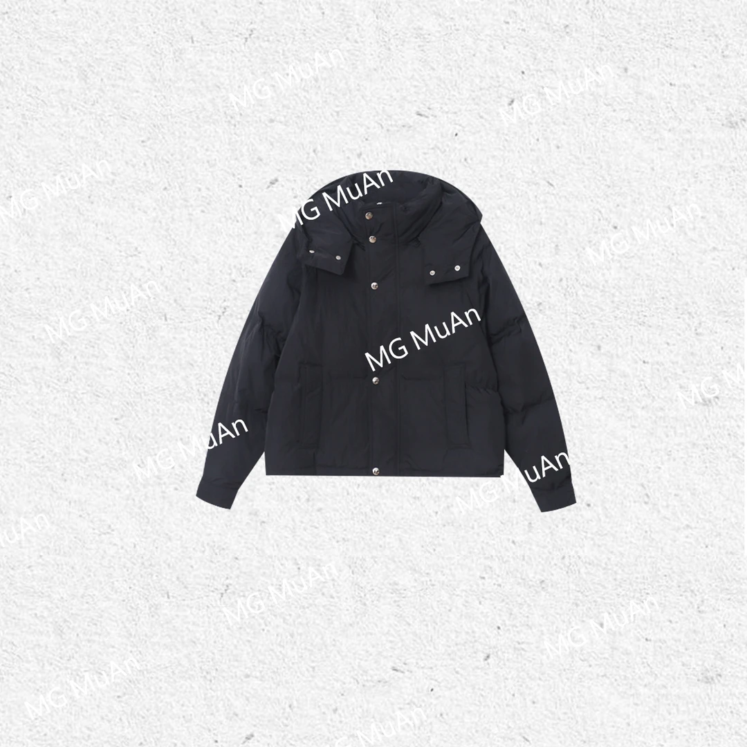 【往事羽绒服】“往事系列”定制帽子可拆卸连帽羽绒服女MJ-B111