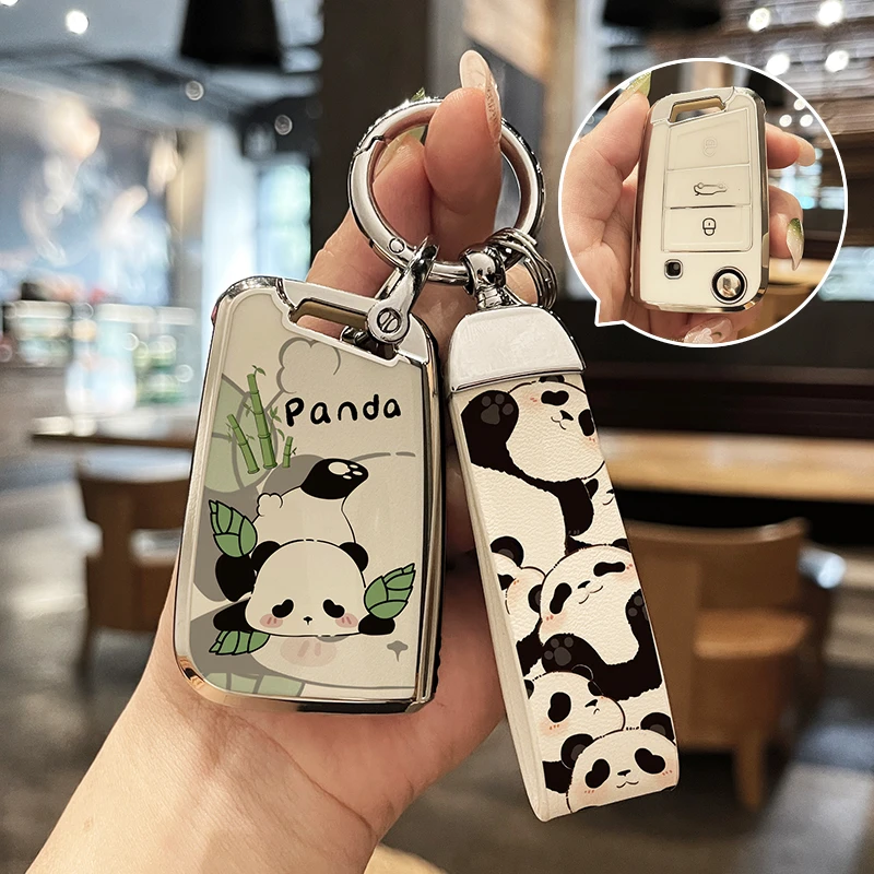 大众速腾钥匙套宝来polo凌渡车途观L朗逸探歌女途岳高尔夫探岳壳