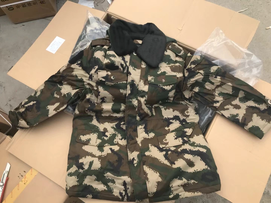 运动棉服   迷彩大衣加厚棉袄