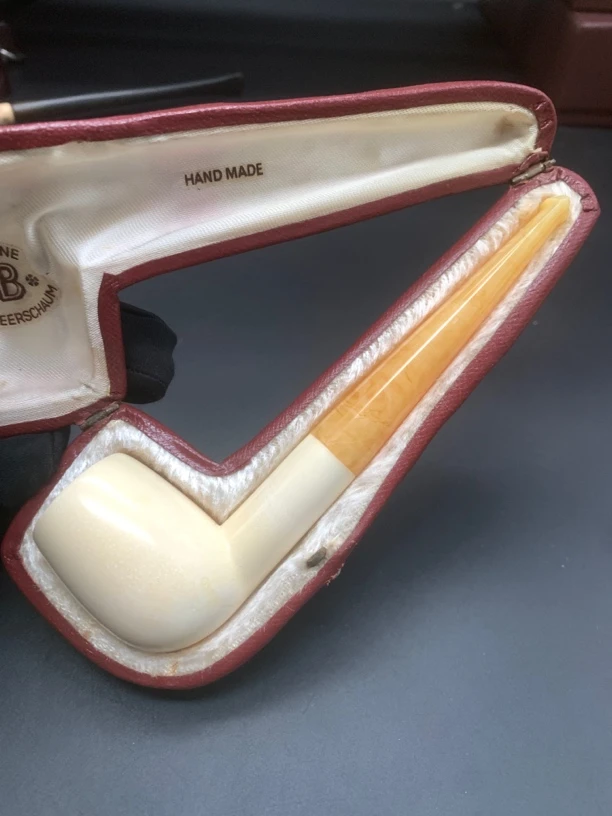 老AB全新海泡石烟斗