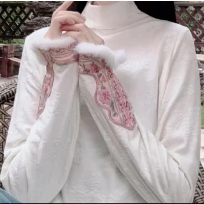 国风新中式复古古风宽松显瘦刺绣打底2024C1526——小艺