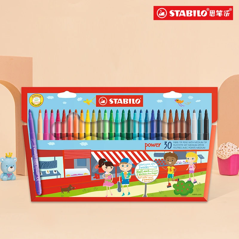 【德国思笔乐】水彩笔30色全色 280动力乐水彩笔mg