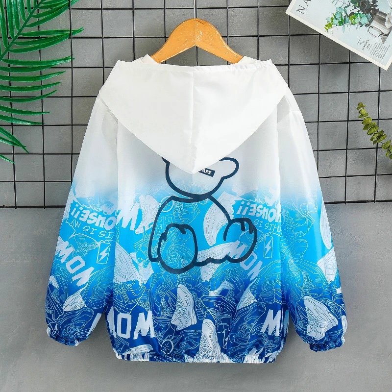 童装防晒衣夏季男童轻薄款外套2025新款男孩休闲夏装户外防晒服潮
