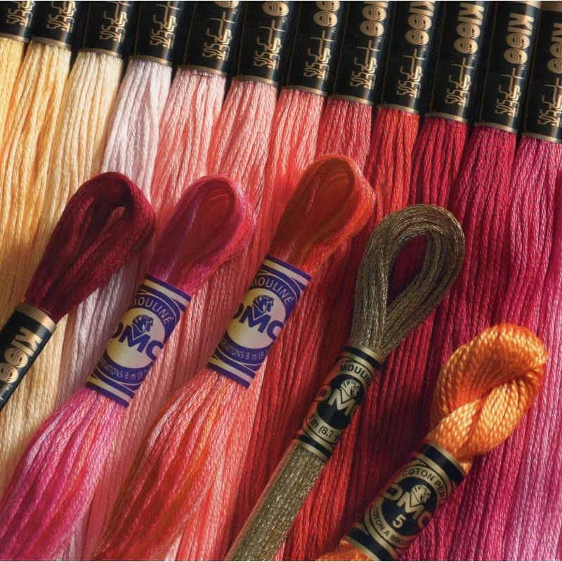 K100十字绣厂家直销埃及长绒棉447种线号十字绣配线补线服务售后