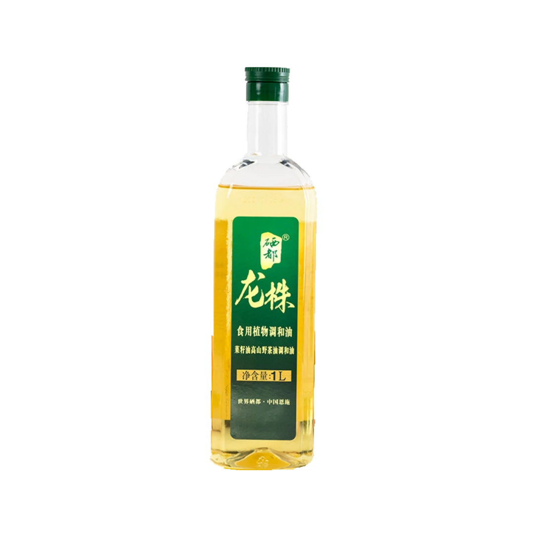 硒都龙株高山野茶油食用调和油1L