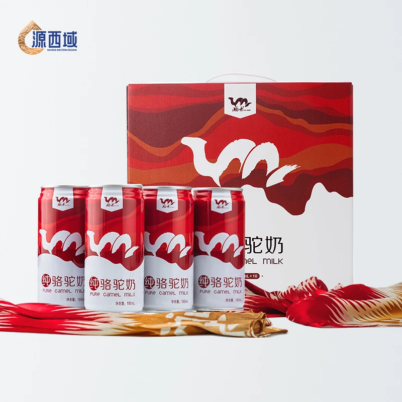 【新疆源西域】正宗有机纯鲜驼奶185ml*10罐