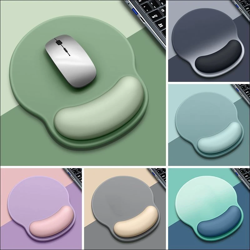 新渐变鼠标垫护腕鼠标垫子键盘手托护手腕硅胶手腕托女生手腕垫男