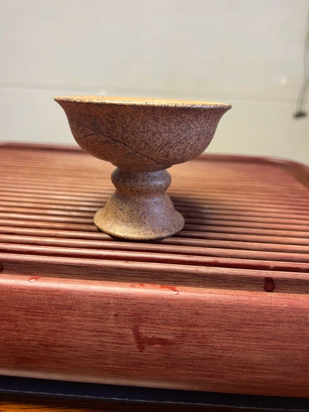 时来运转杯，容量50cc左右主人杯普洱杯陶瓷马蹄杯茶具品茗杯茶杯