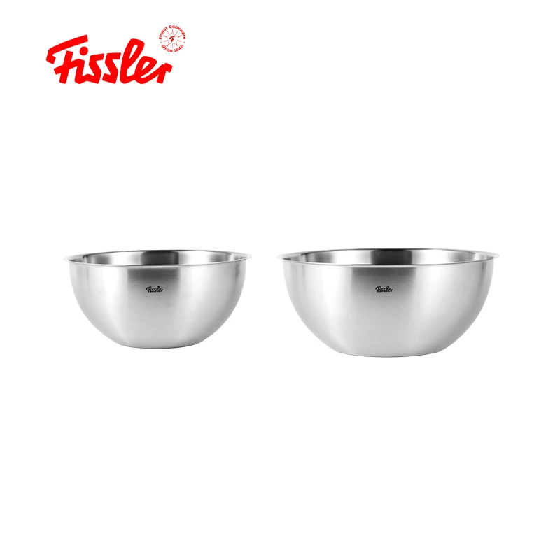 Fissler/菲仕乐全不锈钢果蔬篮两件组(20,24厘米)多功能【旗舰店】
