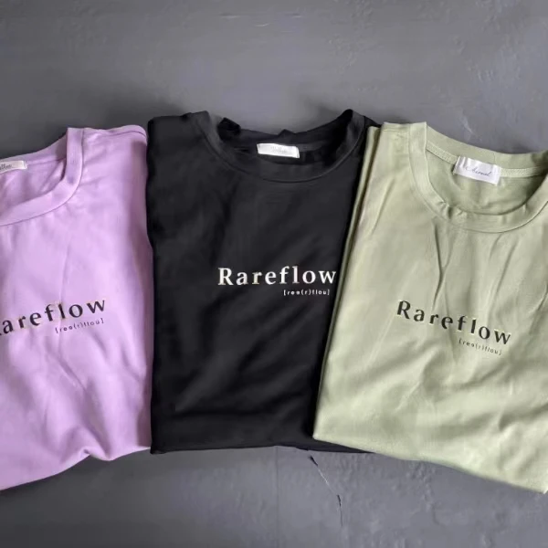 Baldauren外贸出口韩单女款短袖圆领衫t恤百搭上衣打底均大码休闲