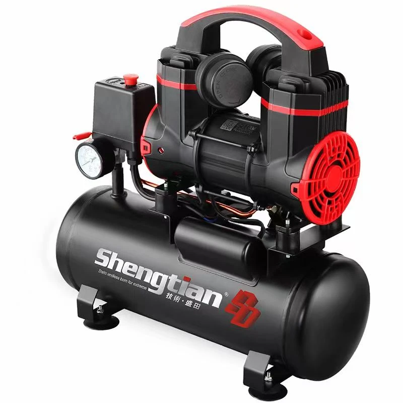 盛田空压机打气泵快速上汽9L吹尘打气木工专用