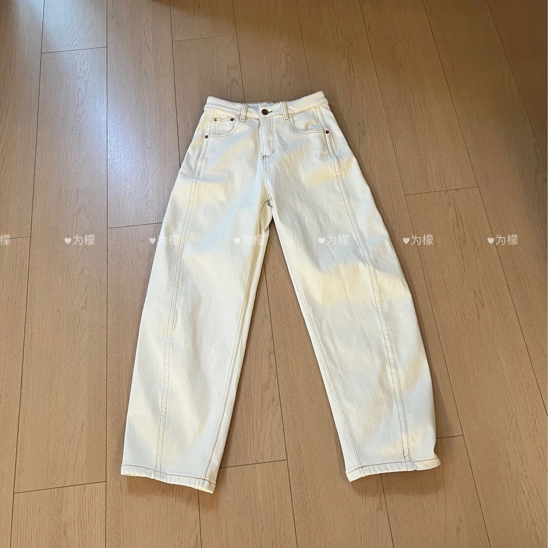 WMeng.【白弯刀】高品极简百搭加绒弯刀裤