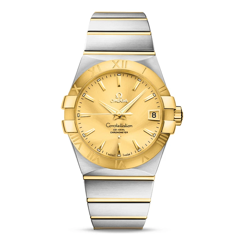 95新 Omega/欧米茄 星座男表/自动机械/38mm/123.20.38.21.08.001