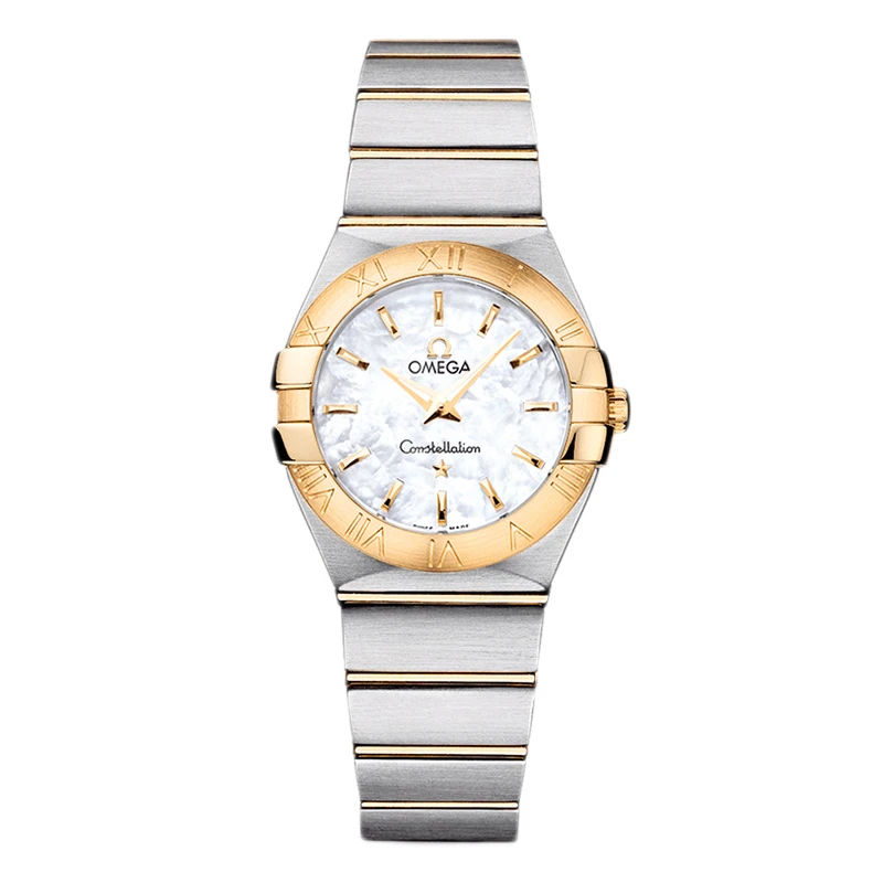 95新 Omega/欧米茄 星座/石英/表径27mm/女表123.20.27.60.05.002