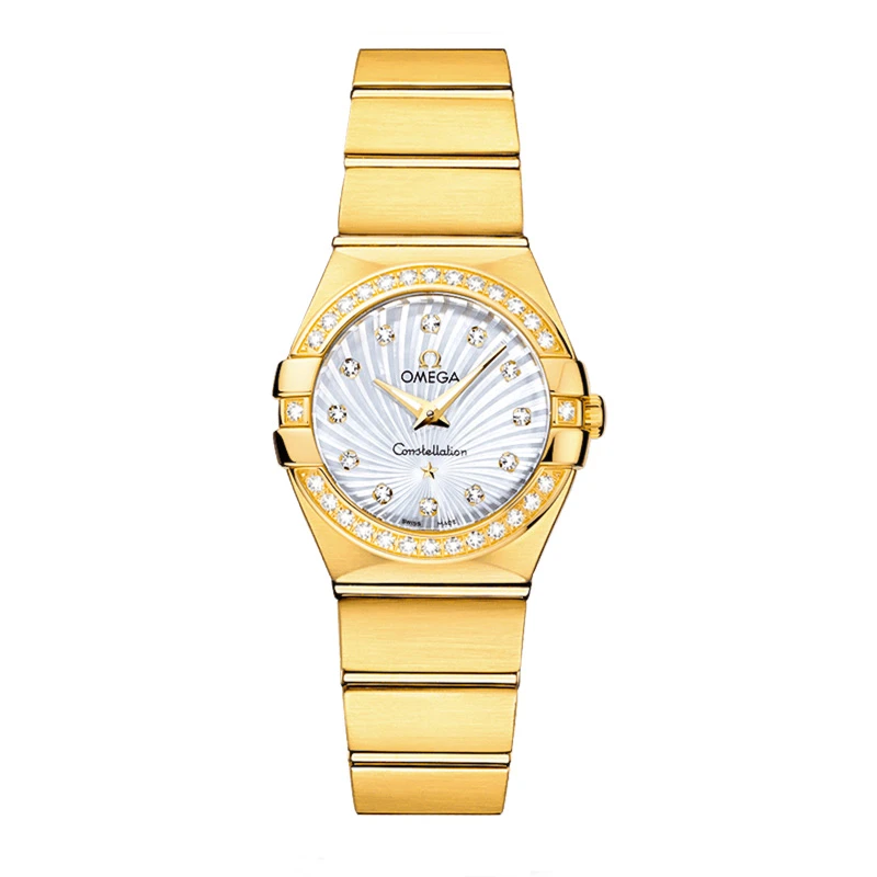 99新 Omega/欧米茄 未使用星座石英/24mm女表123.55.24.60.55.003