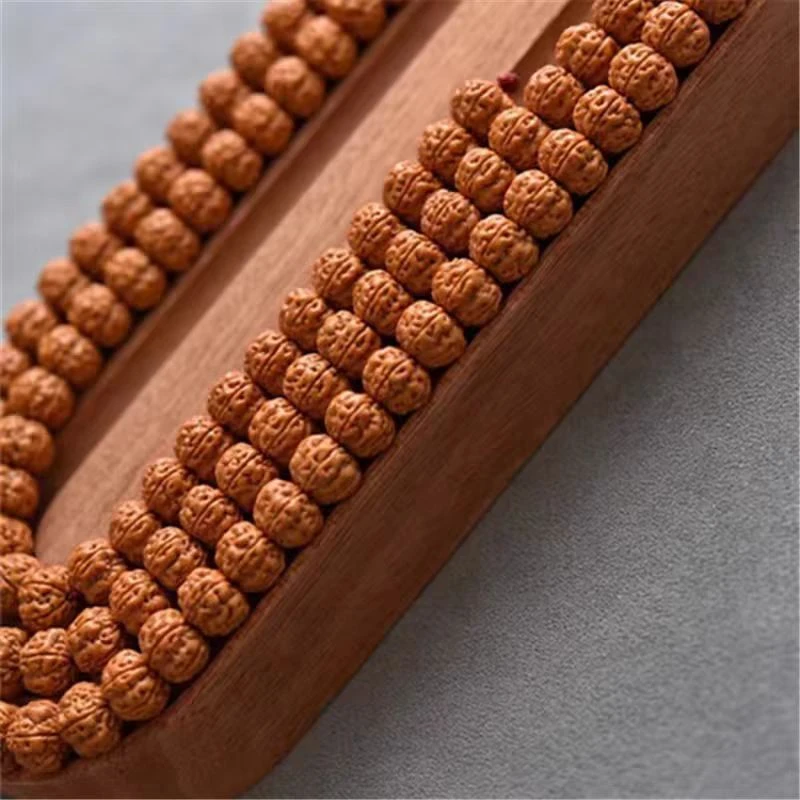 【英子核桃文玩】精品双龙梅花108金刚菩提