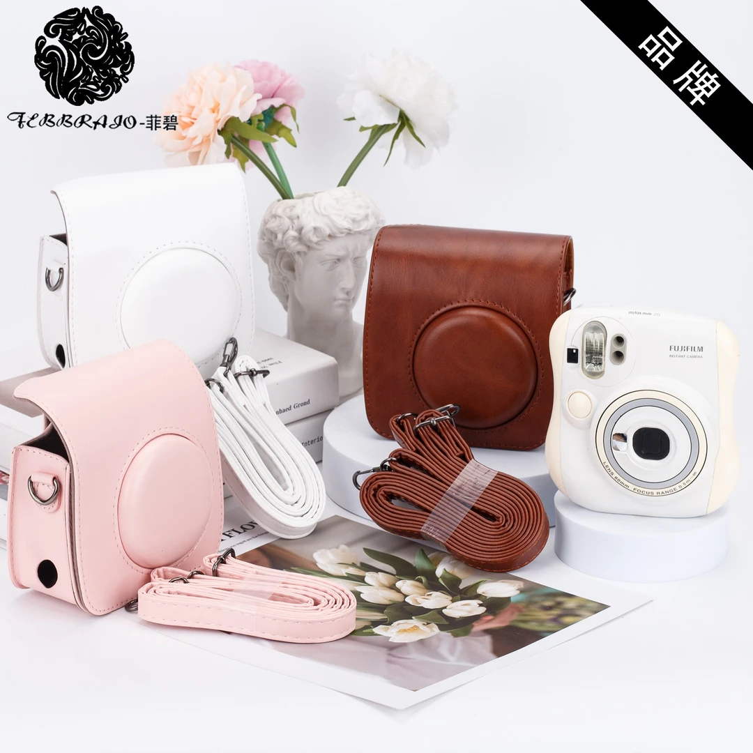拍立得mini25复古单反便携牛皮简约韩版拍立得相机包小众小清新