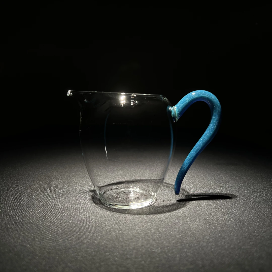 猛虎集高品质玻璃公道杯分茶器茶海高白透纯手工高档耐热茶具茶器