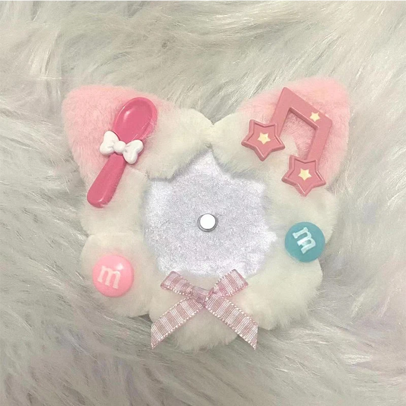 原创正品diy手工现货猫耳可爱吧唧托通包装饰物谷子谷美徽章底托