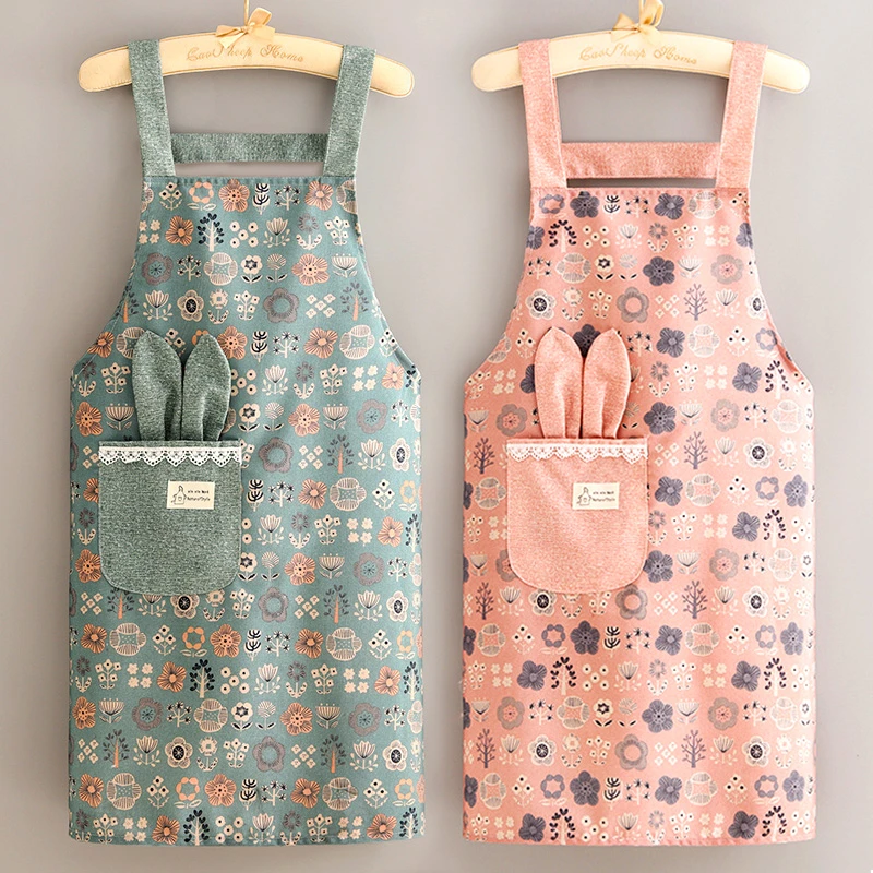 【7.8一条】帆布做饭围裙厨房家用防污耐磨新款围腰透气工作服