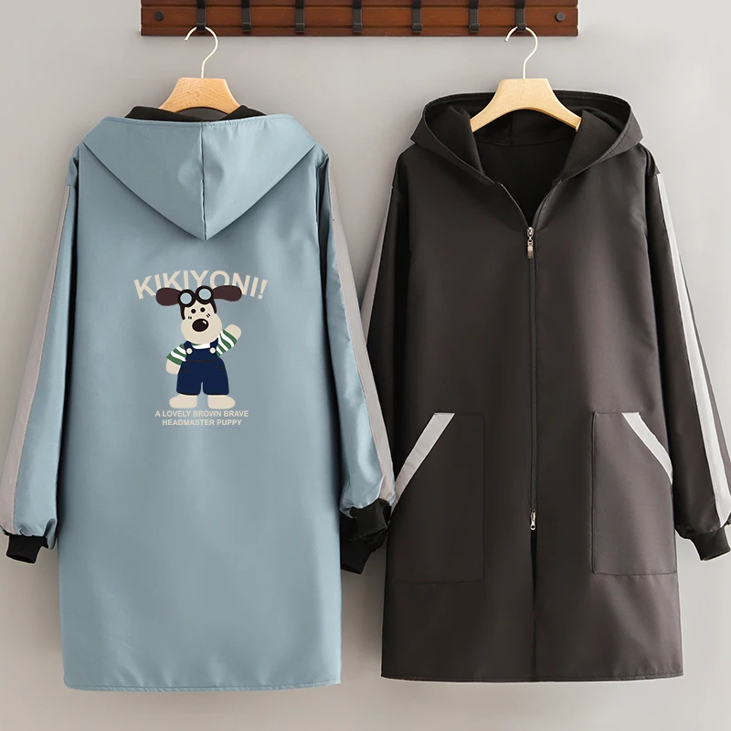 秋冬长袖围裙加绒加厚罩衣女保暖2023新款防污耐脏工作服外套定制