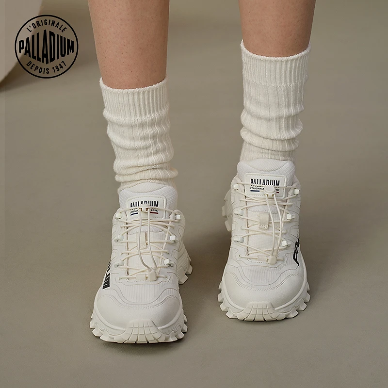 【明星同款】PALLADIUM帕拉丁潮流户外运动女款慢跑鲨齿鞋99245