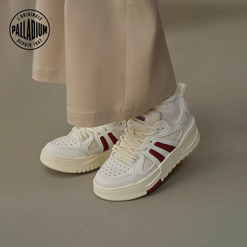 帕拉丁夏季男女款休闲鞋圆头系带男女款板鞋99258