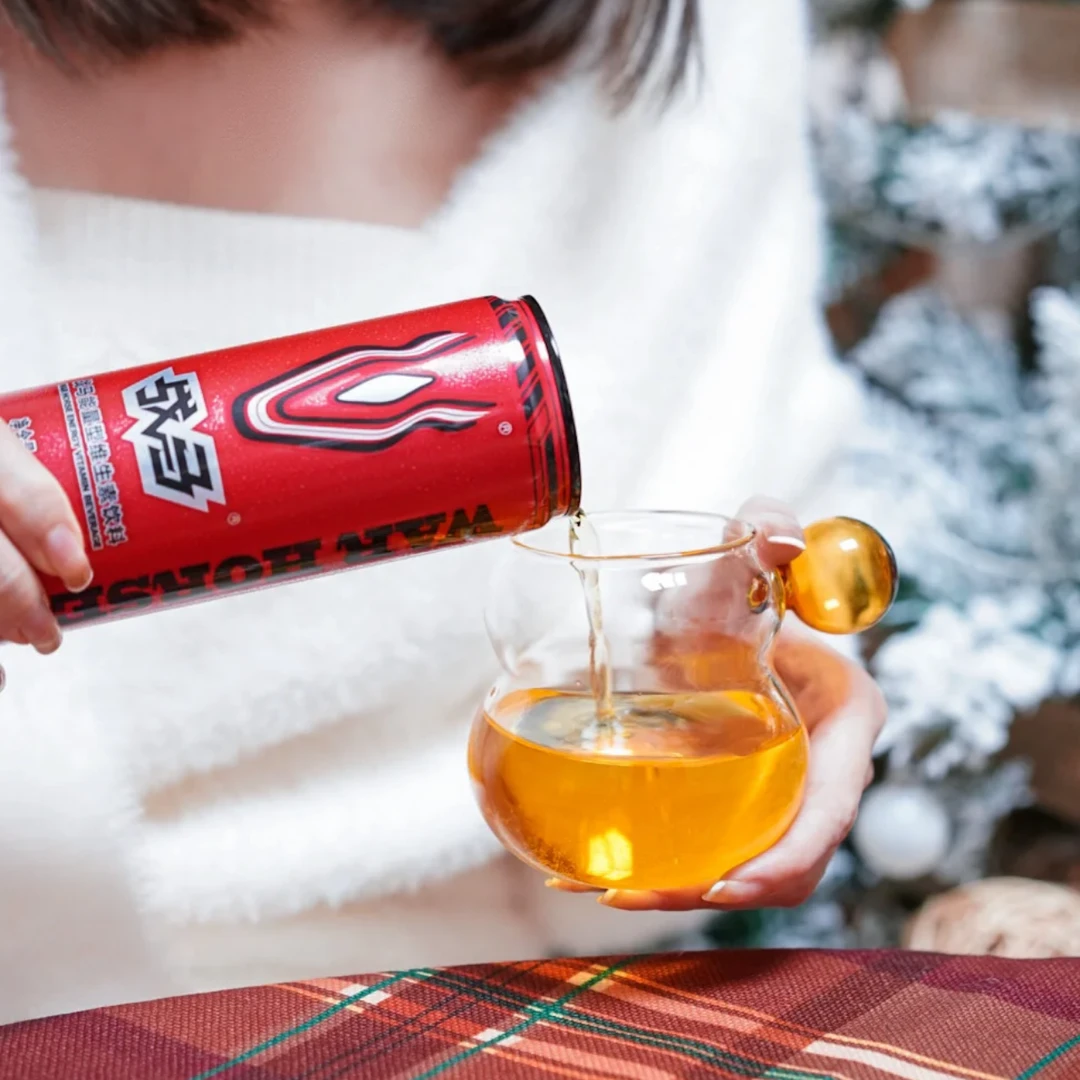 【清仓款】战马能量型维生素饮料310ML*6罐装红罐牛磺酸战马饮料