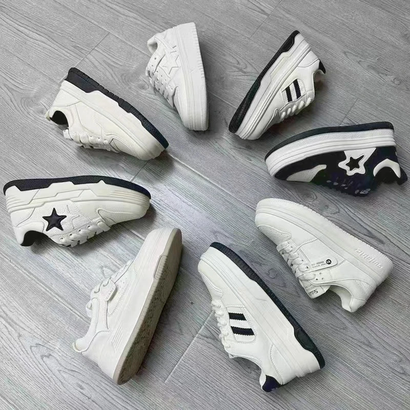 WZ （五双白）兴妈专属新款鞋子女休闲百搭女鞋