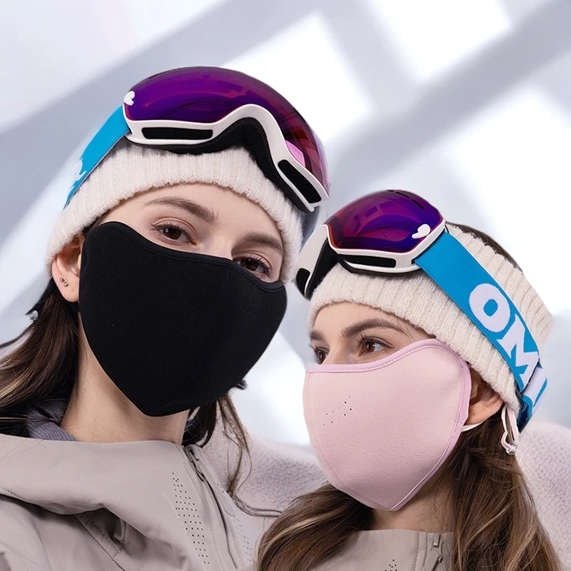 防风保暖口罩时尚户外透气加厚骑行滑雪骑车防寒防冻女士运动防护