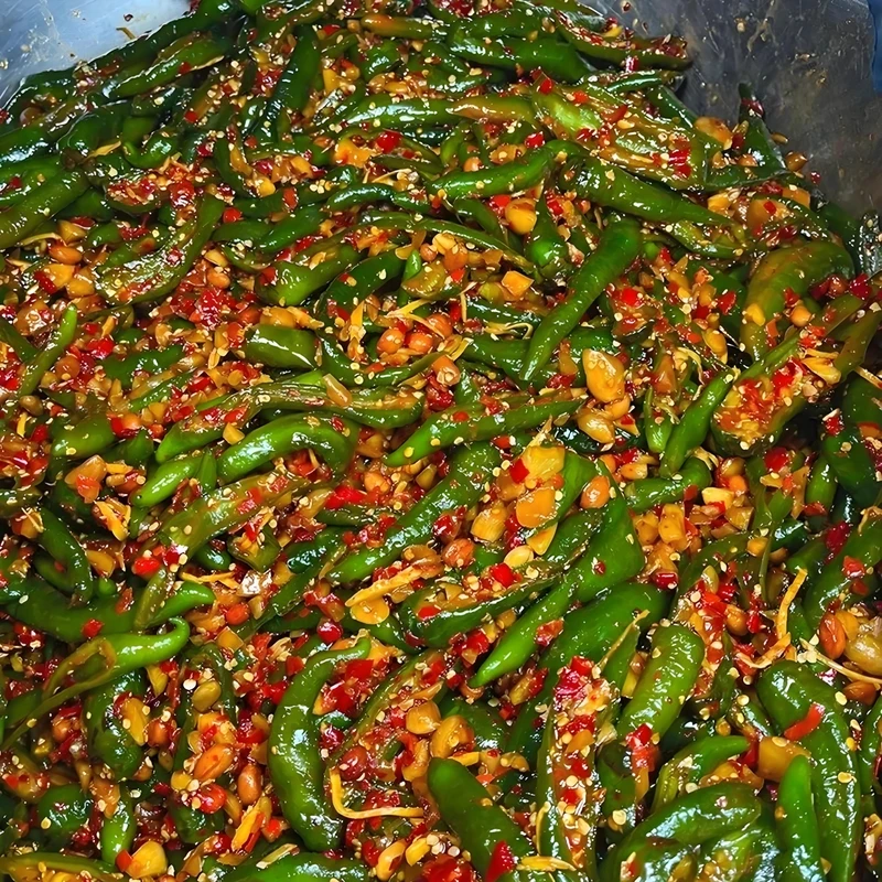 【半价到手一大袋】腌辣椒青椒手工制作开味下饭酱泡菜多种搭配泡菜