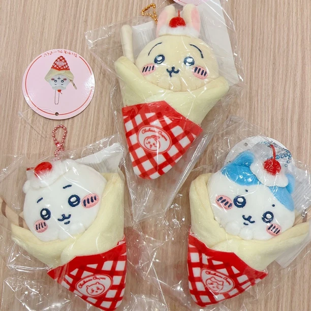 现货chiikawa可丽饼抽赏乌萨奇小八饼皮挂件
