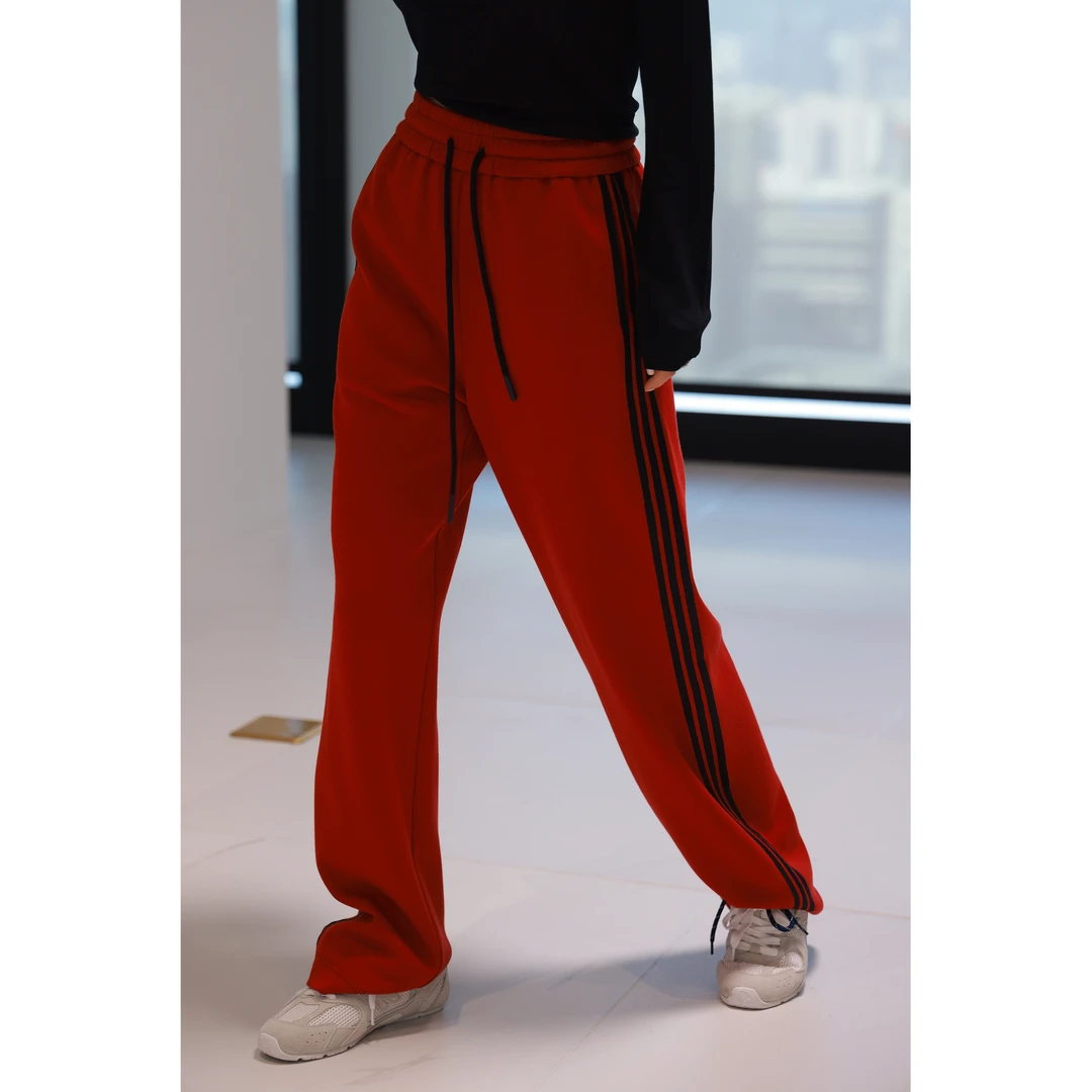 DR杨圣坤"心动好搭"初秋新款百搭侧条杠休闲裤女DR2407-2407