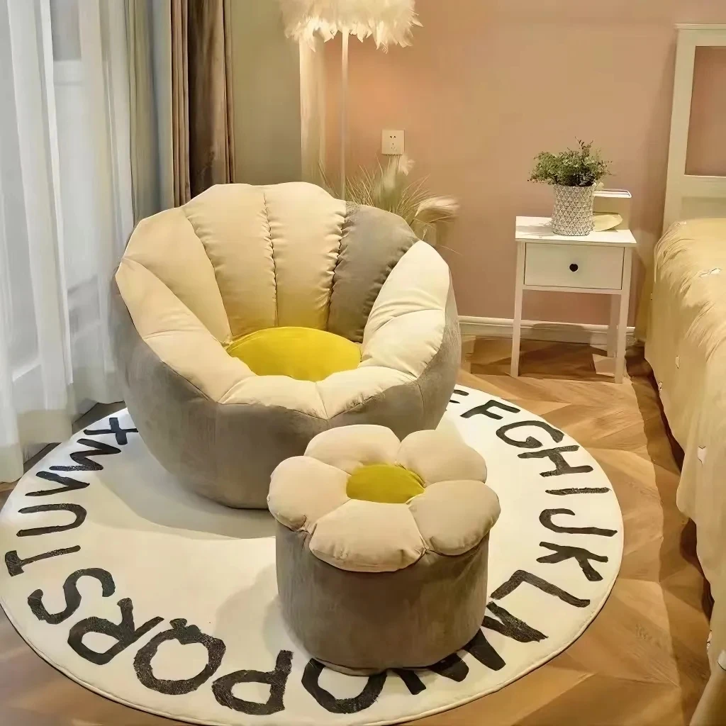 懒人沙发豆袋单人小户型沙发可躺可睡阳台休闲椅子躺椅榻榻米卧室