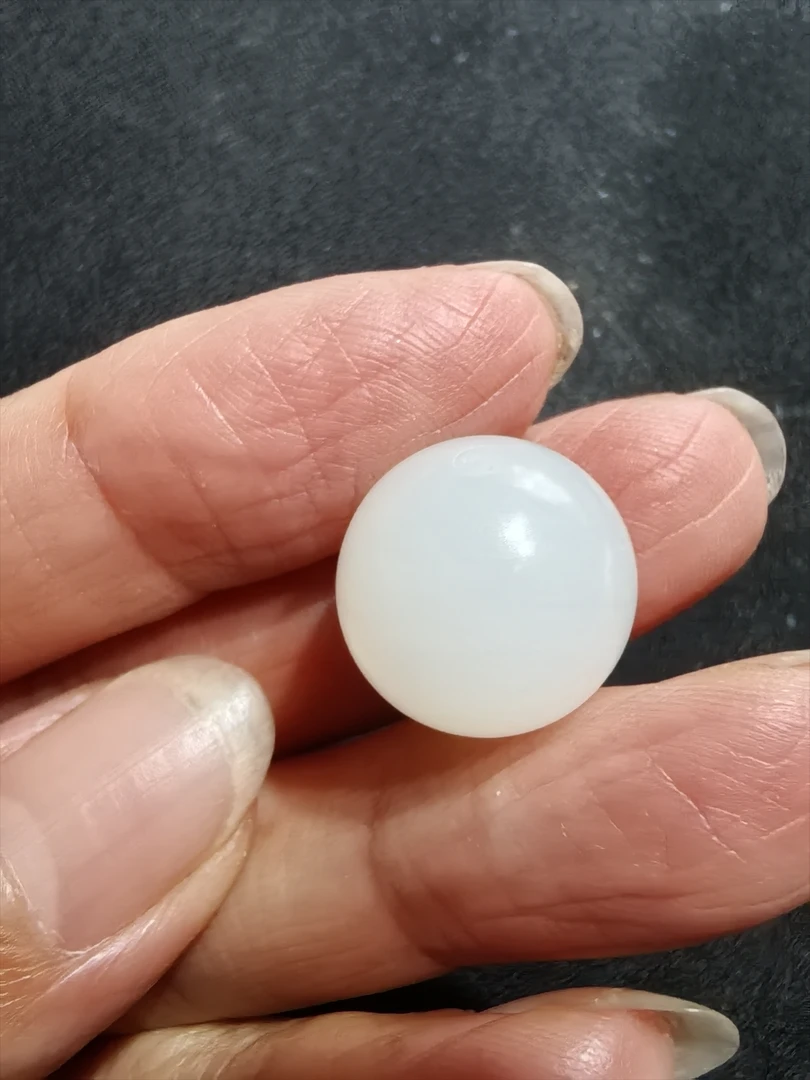 和田白玉卡15珠子
