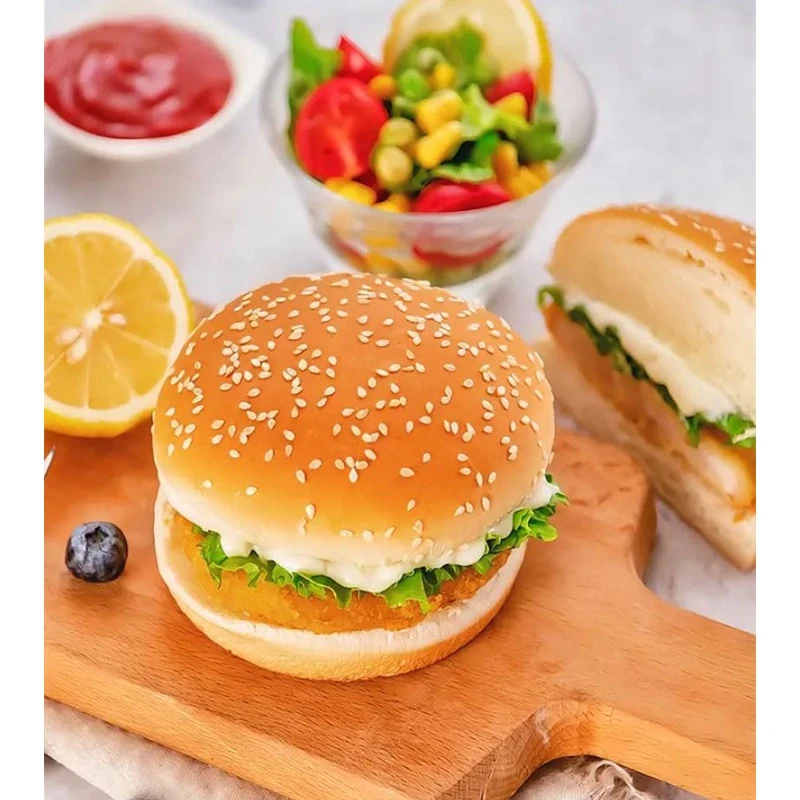 【乌市发货】鸡腿堡*140g早餐代餐方便速食