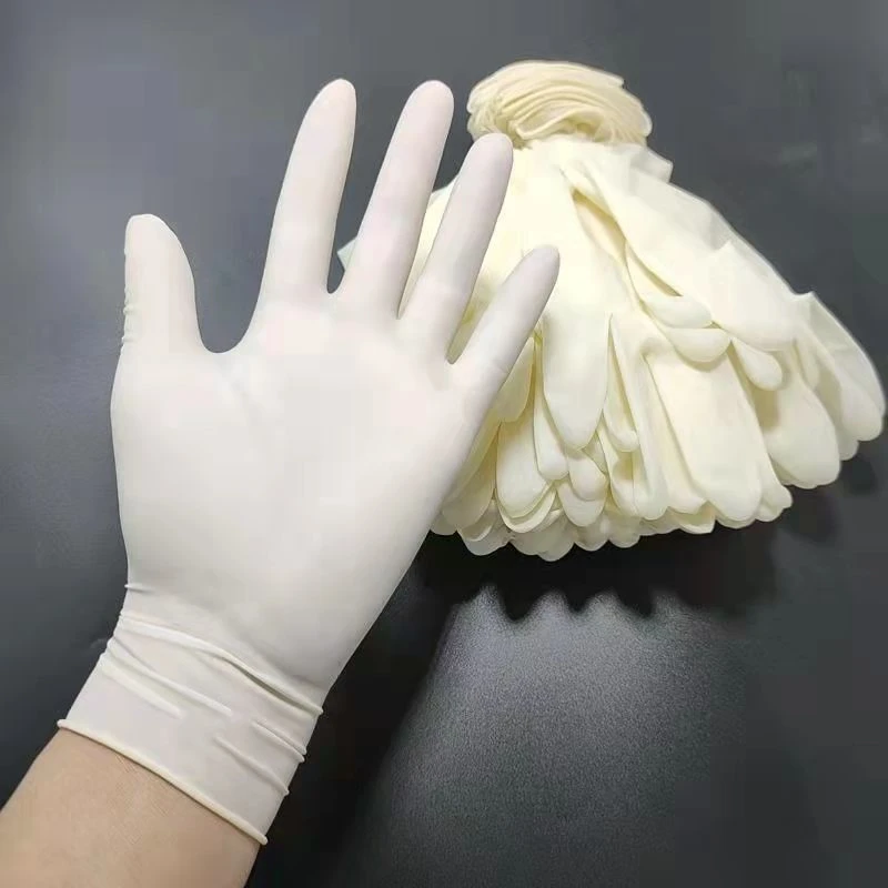 防水洗碗耐磨家务手套食品级一次性手套厨房专用洗碗手套高弹白色