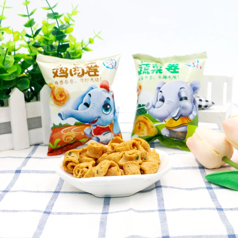RUIXUE SHIPIN/雪童 雪童蔬菜卷鸡肉味卷膨化食品小零食35包约2斤